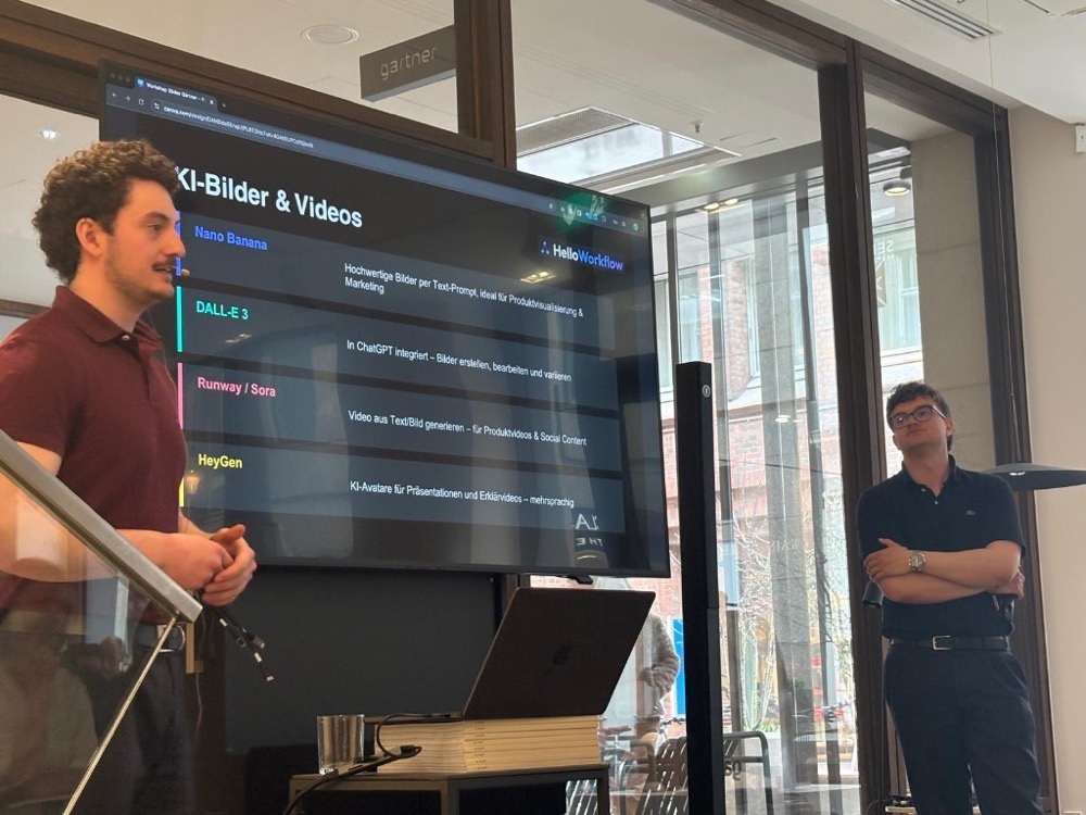 Enablement-Workshop mit Gärtner: Session zu KI-Bildern und Videos